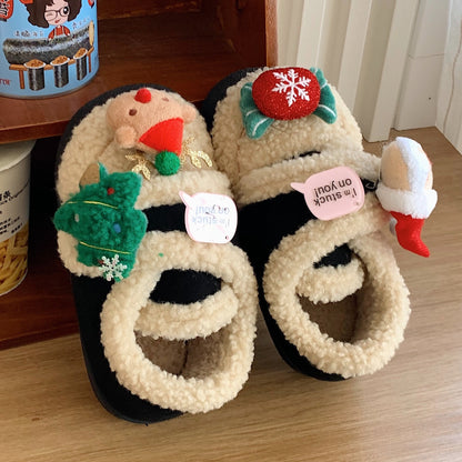 Тапочки детские Fuxi Santa Claus
