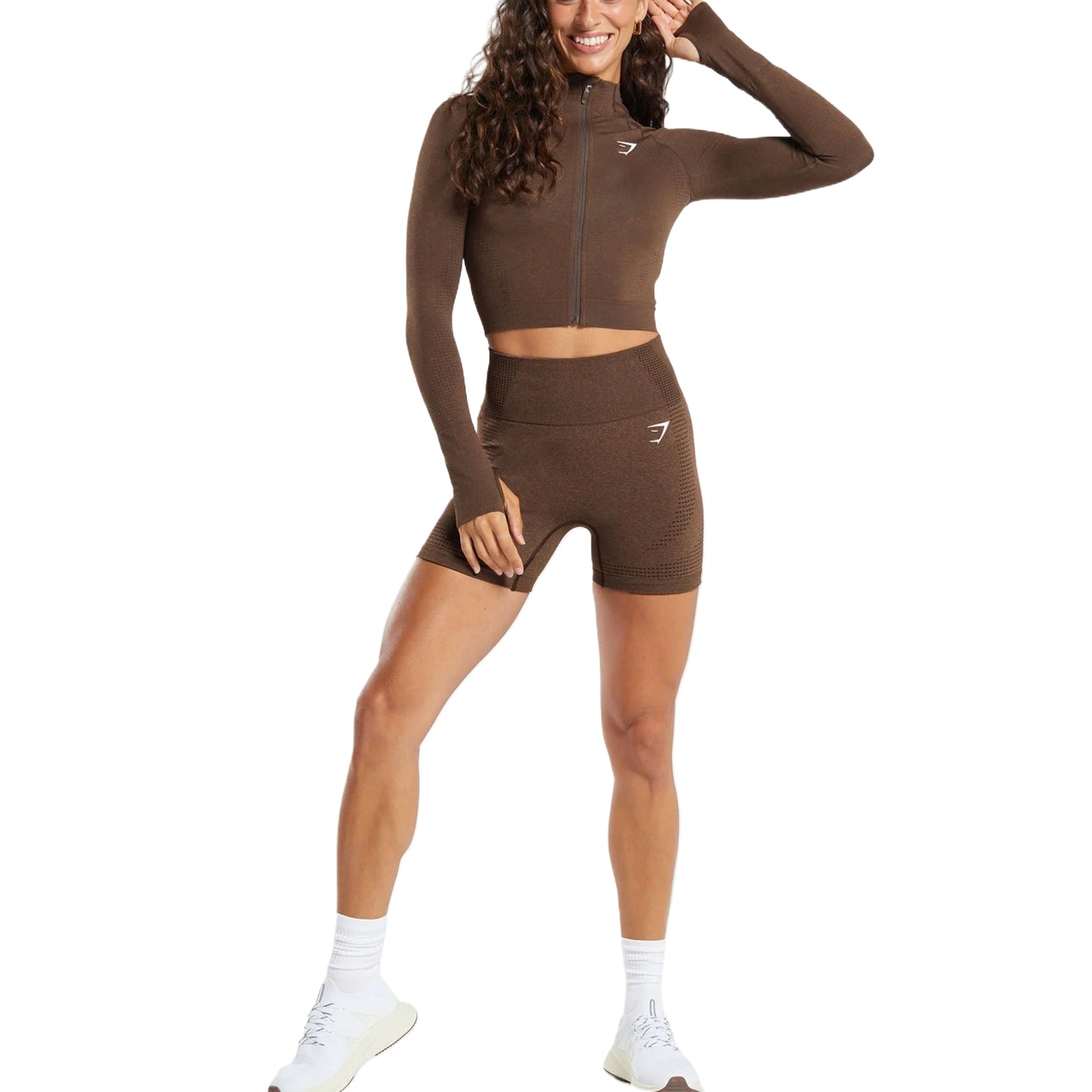 Лонгслив спортивный женский Gymshark Vital Seamless 2.0