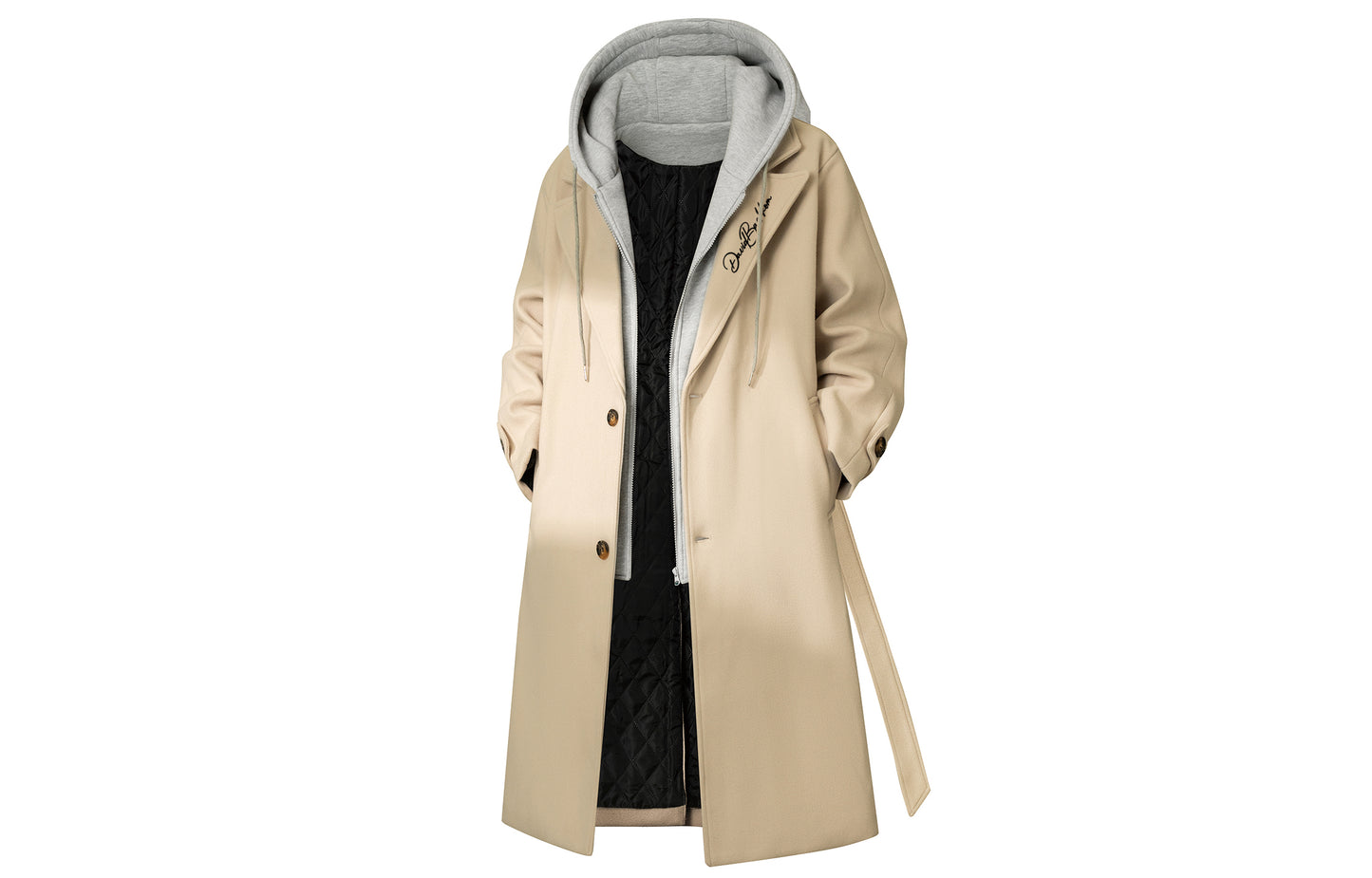 David Beken Cleanfit erkaklar paltosi