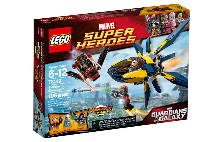 LEGO Marvel super qahramonlari "Galaktikalararo qurollar uchun jang" (76019)