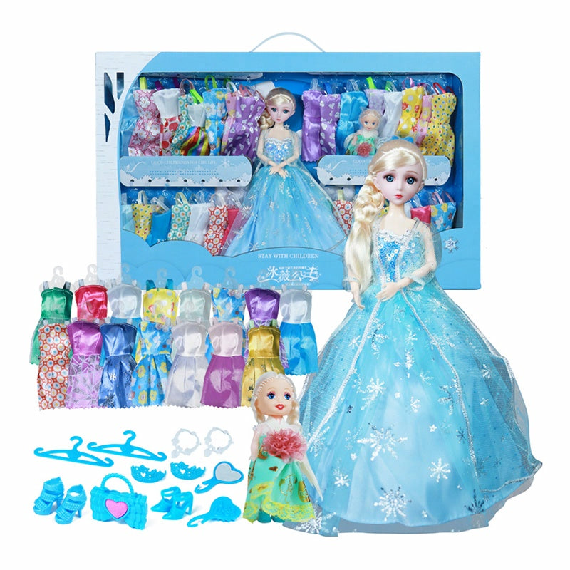 KEBY malika liboslari uchun katta qo'g'irchoq to'plami