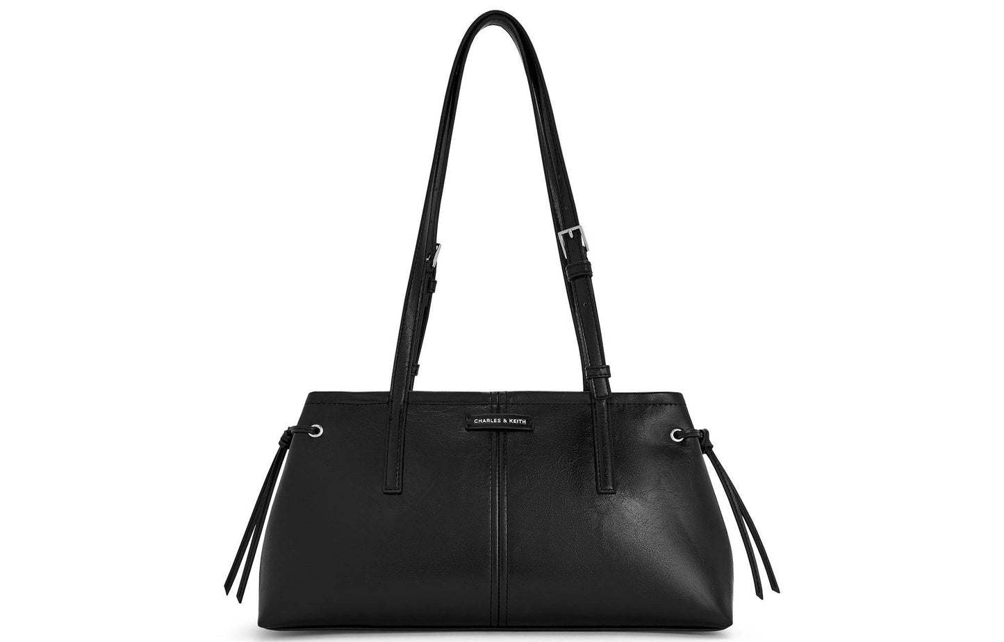 Сумка женская Charles&Keith Distressed Coffee Noir - Boxette Shop