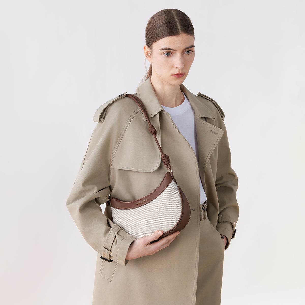 Сумка женская Charles&Keith Ck Color Blocking Pu - Boxette Shop