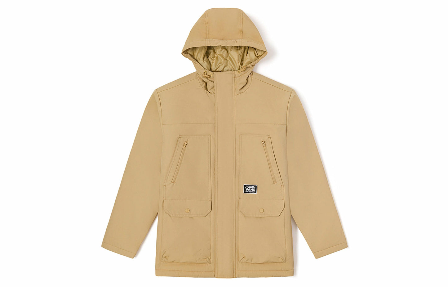 Vans Workwear Casual Paxta uzun yengli erkaklar ko'ylagi xaki