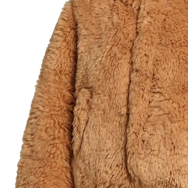 Ugg fw24 ronnie куртка с длинным рукавом сидячая хлопковая женская коричневая