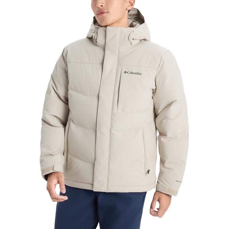 Columbia columbia fw25 omni-water repellent - gold dot heat reflective technology утолщенный носить теплый ветрозащитный водонепроницаемый дышащий 700 пушистый гусиный пух куртка мужская
