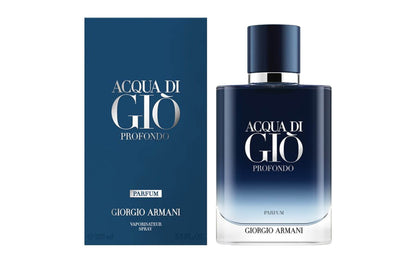 Духи мужские Armani Deep Blue Aquatic Aromatic Fragrance Lemon - Boxette Shop