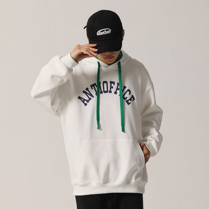 Anti-ofis shaharcha yangi yoshlar tasodifiy sayohat oddiy qulay sport kostyumi shamol trendi ko'p qirrali kozok yupqa tekis jinsi o'g'il ikki qismli kostyum kiyimi kuz va qishki erkaklar modellari