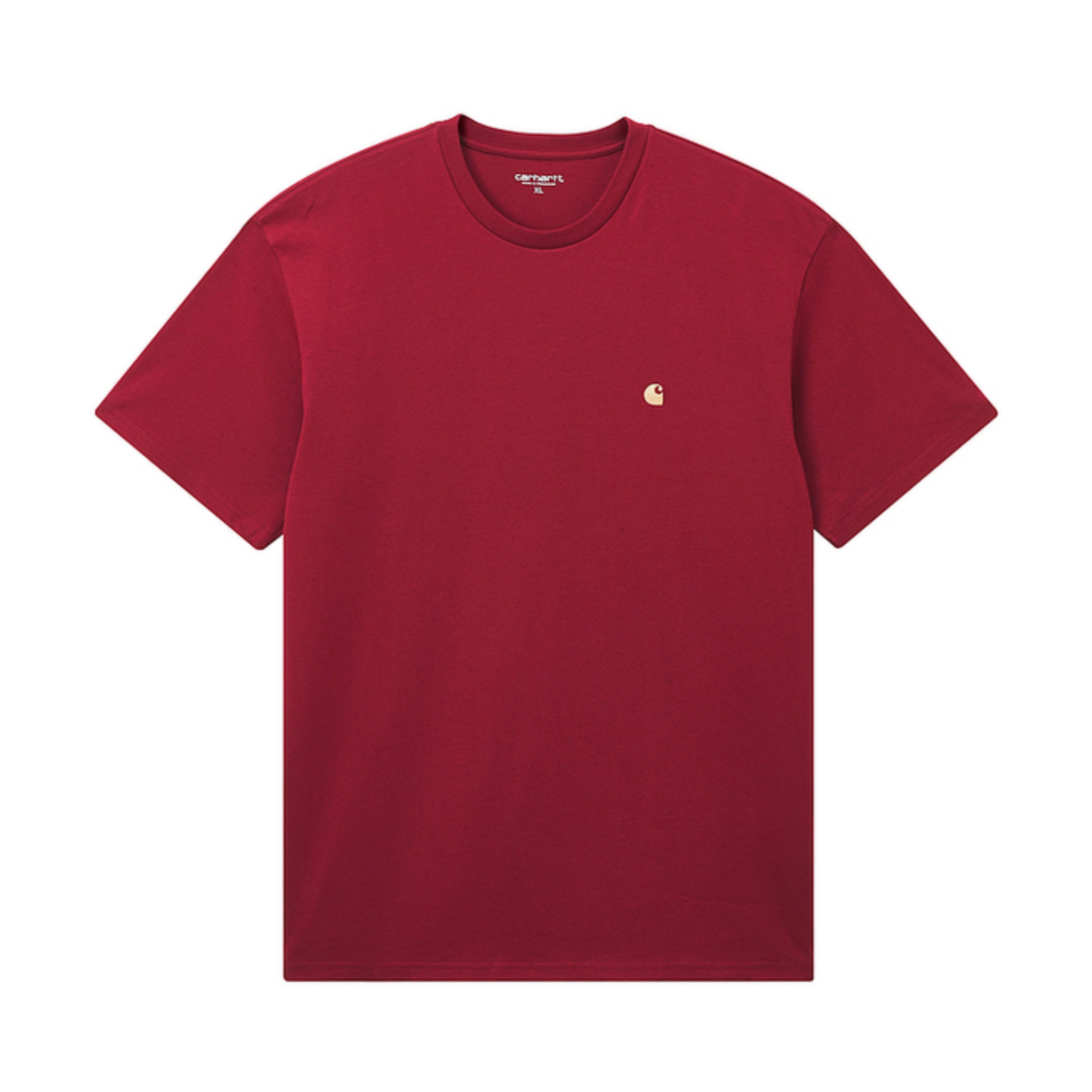 Футболка мужская Carhartt WIP gold embroidered men - Boxette Shop