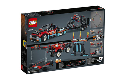 LEGO yuk mashinalari va velosiped stunt shousi (42106)