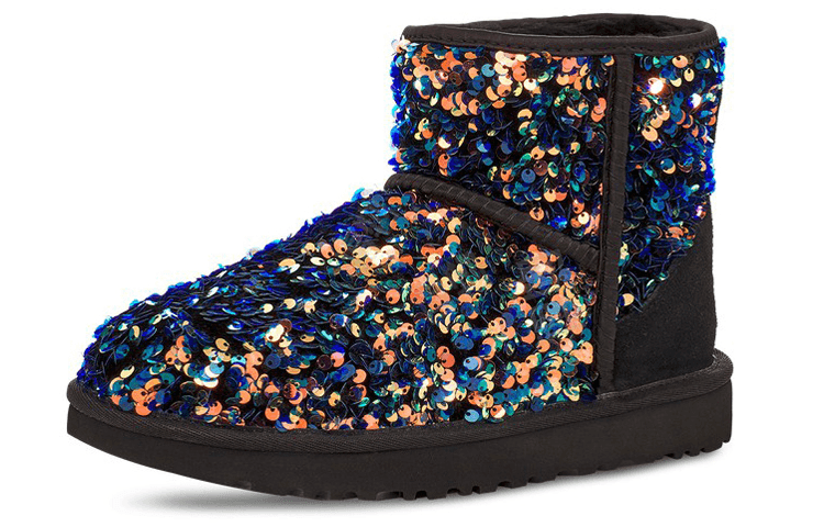 Сапоги женские Ugg Classic Mini Stellar Sequin Padded - Boxette Shop