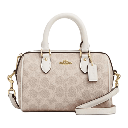 Сумка женская Coach Rowan 18 Classic Print Zip Closure - Boxette Shop