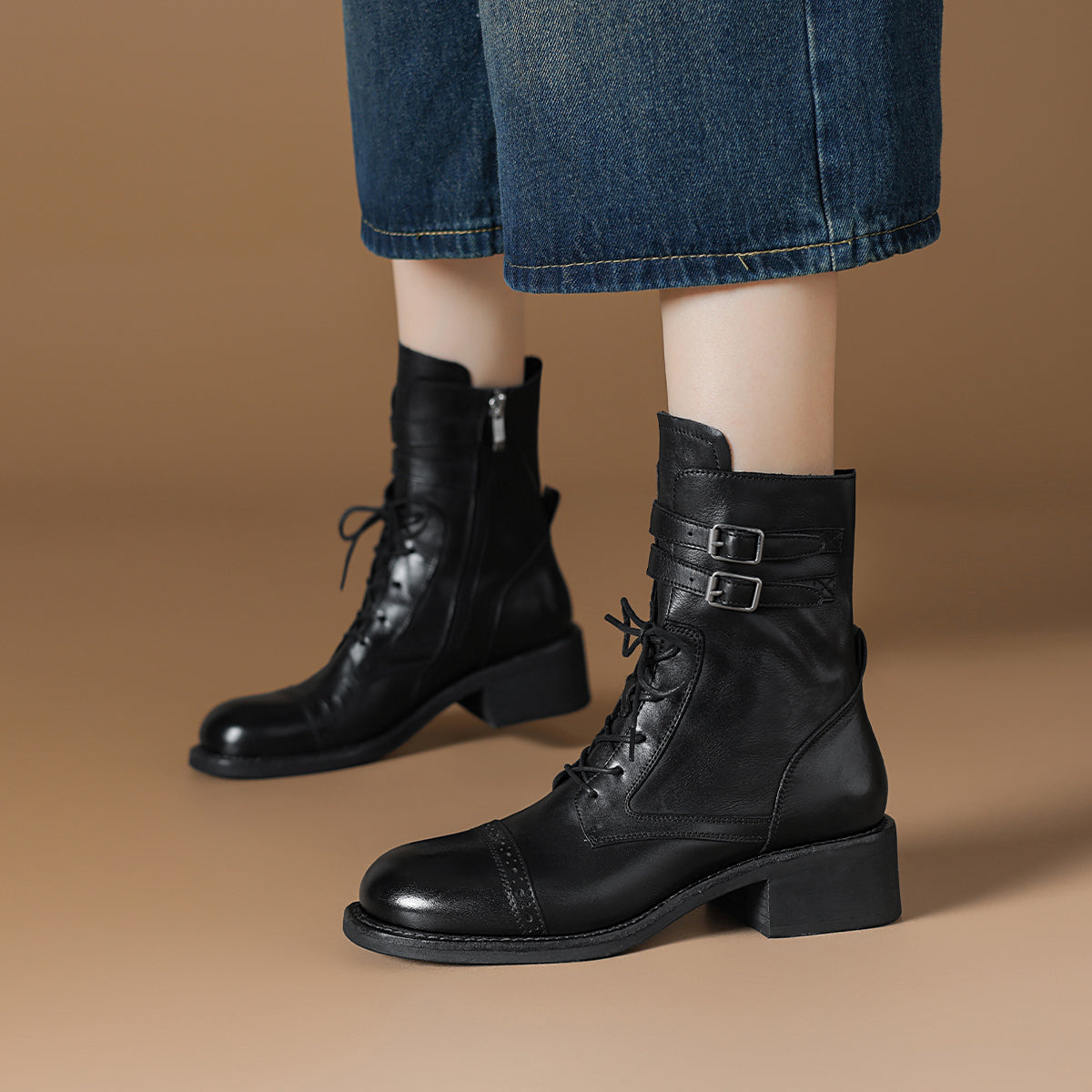 Rosa Bianca Biker Martin ayollar etiklari