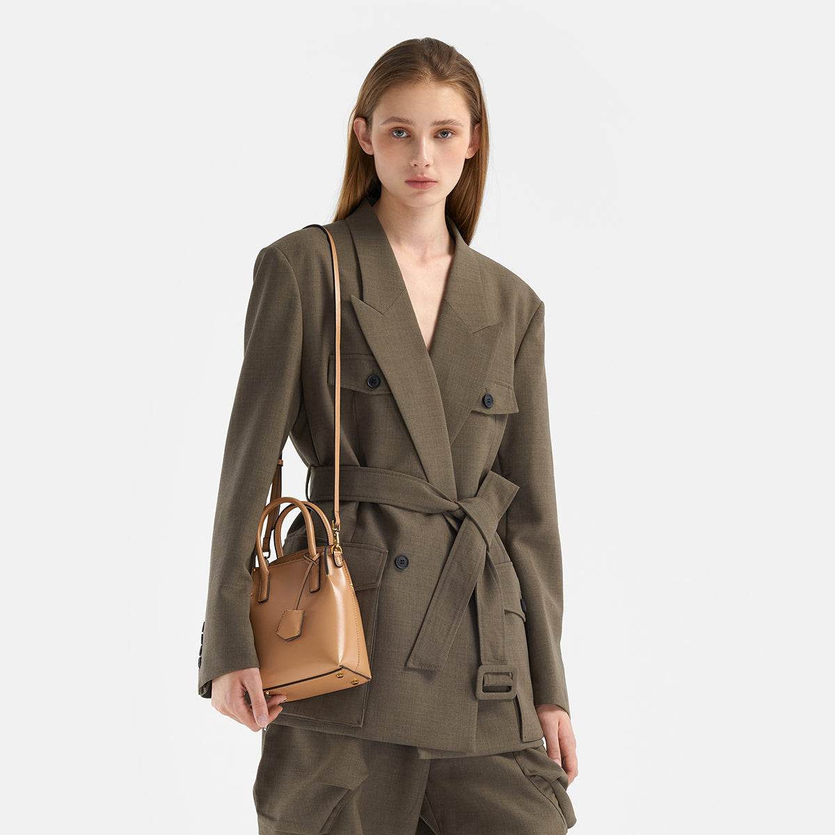 Сумка женская Charles&Keith Simple Solid Color S - Boxette Shop