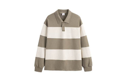 Свитшот Gxg Twill Letter Clash Wide Stripe Collar - Boxette Shop