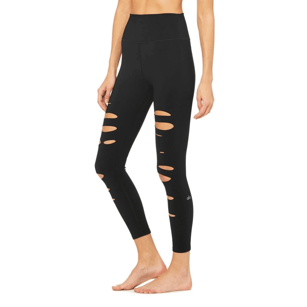 Спортивные леггинсы женские Alo Yoga Ripped Warrior - Boxette Shop