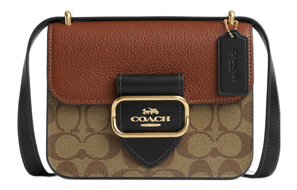 Сумка женская Coach Morgan 18 Patchwork Iconic Square - Boxette Shop