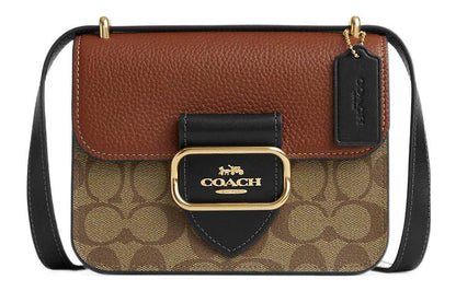Сумка женская Coach Morgan 18 Patchwork Iconic Square - Boxette Shop