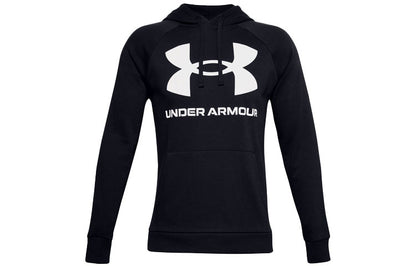 Толстовка с капюшоном under armour rival big мужская черная