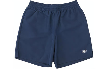 New Balance brendi logotipi kashtado'zlik kundalik elastik sport shortilari to'q ko'k erkaklar