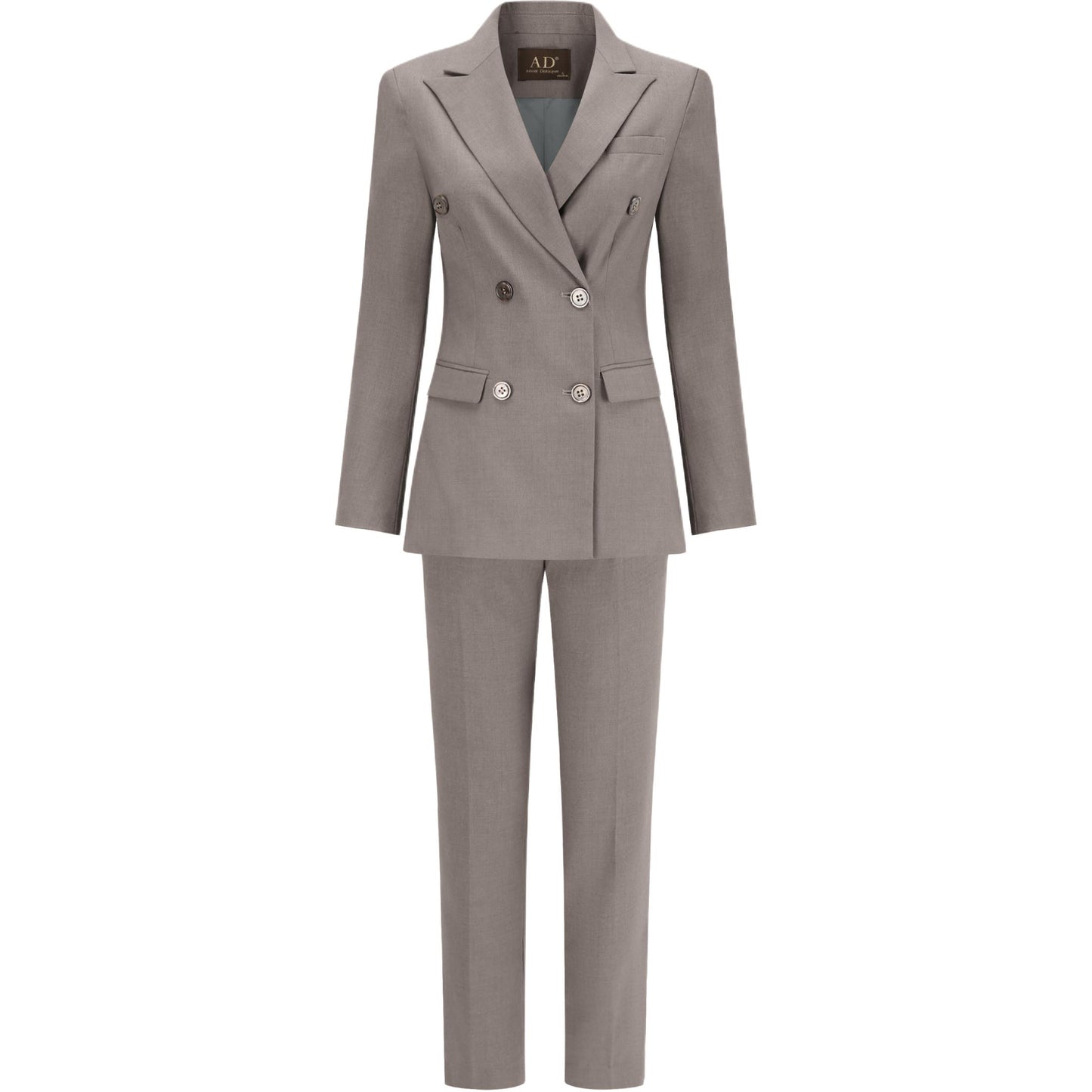 Bir qismli ayollar bahor va kuzgi kichkina keksa erkaklar moda tuyg'usi tasodifiy katta o'lchamli martabali rasmiy kostyum kostyumi ayol modellari