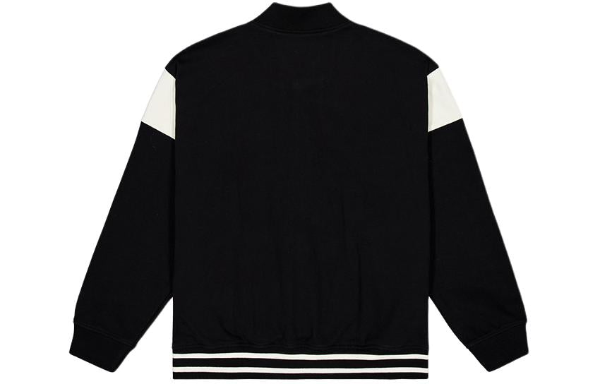 New Balans rang blokirovka qiluvchi atletik tasodifiy bir ko'krakli erkaklar uchun qora beysbol formasi