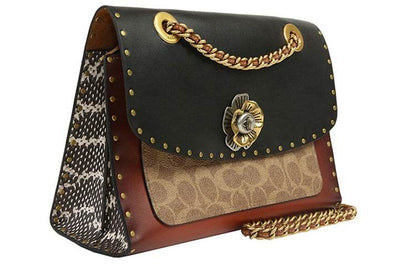 Сумка женская Coach Parker 26 Camellia Printed Rivet Trim - Boxette Shop