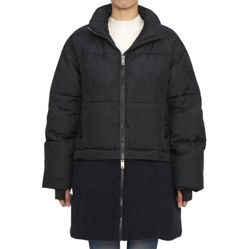 Ugg однотонная куртка на молнии женская черная