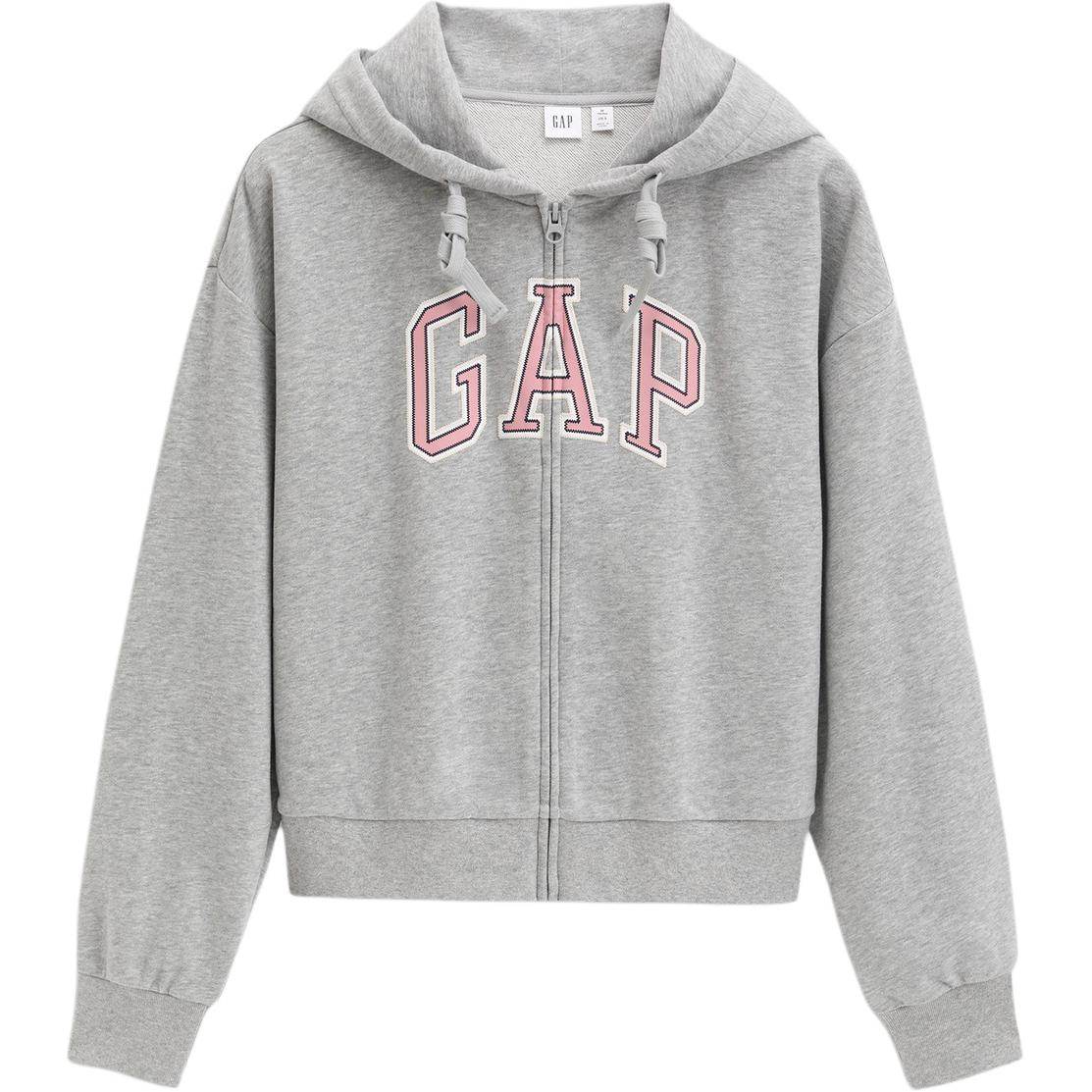 Gap весна офсет логотип молния с капюшоном классическая повседневная куртка толстовка женская - Boxette Shop