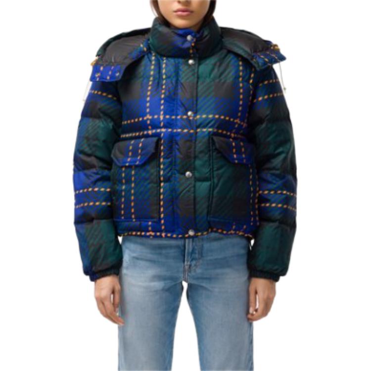 The north face sierra plaid large pocket hooded jacket women's
