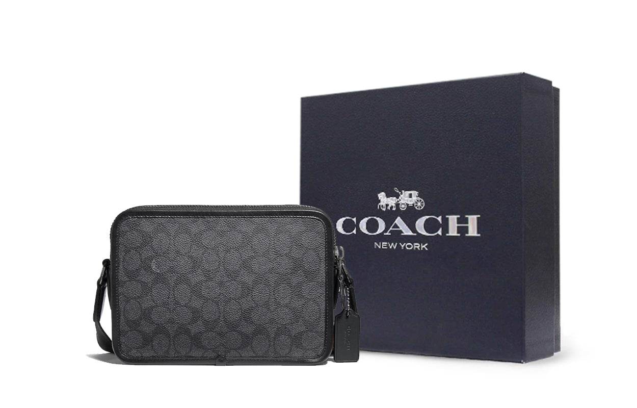 Сумка мужская Coach Charter 24 Old Flower Full Print - Boxette Shop