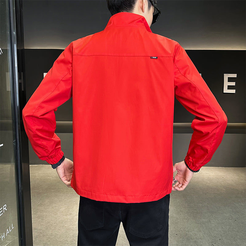 Playboy erkaklar kurtkalari bahor va kuzda o'rnatilgan yoqa tasodifiy shamolga chidamli kurtka erkaklar modellari