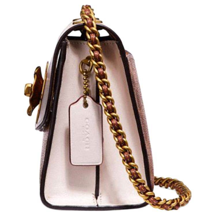 Сумка женская Coach Parker 18 Camellia Chain Coated Canvas - Boxette Shop