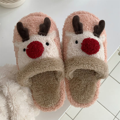 Тапочки Рождественские плюшевые