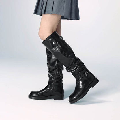 Ботинки женские Charles&Keith Suede Tall - Boxette Shop