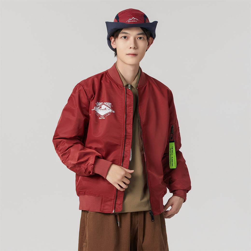 Антиофис гонконг стиль куртка с свободными широкими ногами джинсы повседневная работа поездка костюм городской новый молодежный простой и удобный с хорошим набором одежды осень и зима мужские модели - Boxette Shop