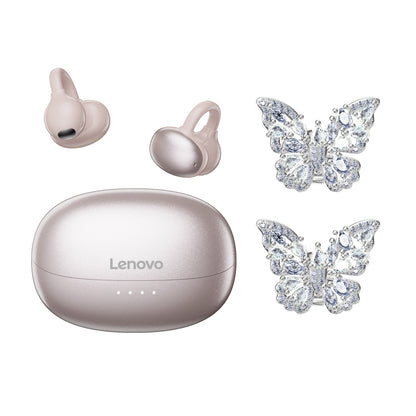 Lenovo lenovo k06 ослепительные разноцветные серьги-бабочки тип зажима для уха шумоподавление при звонках обновленный bluetooth 5.4 спортивные игры игровой кинотеатр imax уровень качества звука студенческая вечеринка высокая стоимость apple huawei xiaomi