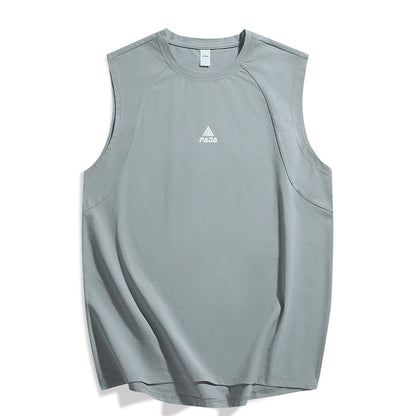 Paddy Julia tekis rangli harflar engil qulay nafas oladigan ter moda yuz mos yumaloq bo'yinli yengsiz basketbol yelek erkaklar va ayollar modellari bilan