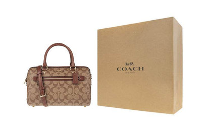 Сумка женская Coach Rowan 27 Printed Pvc Boston S - Boxette Shop