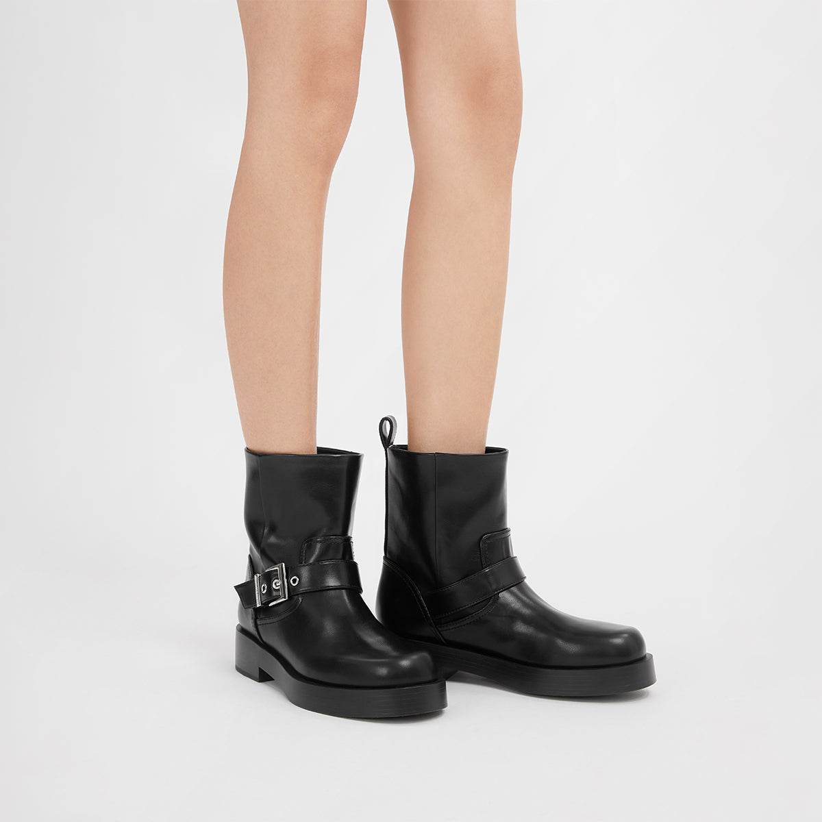 Ботинки женские Charles&Keith Biker Short - Boxette Shop