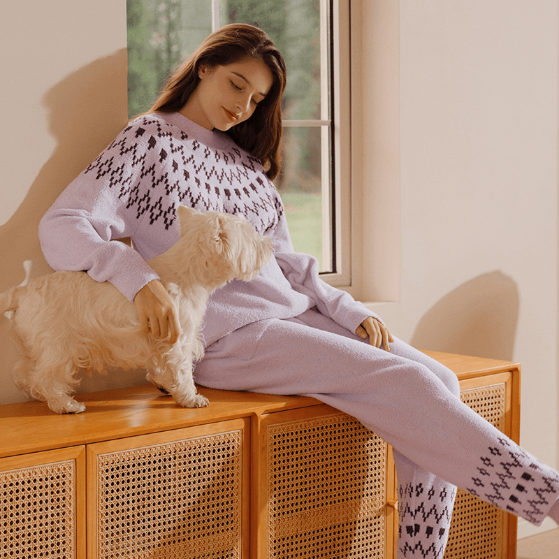 Пижамный комплект Ubras Fair Isle - Boxette Shop