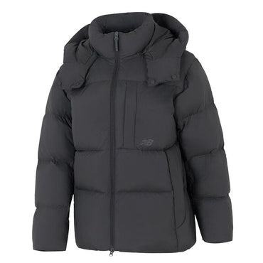 New Balance Warm Comfort Fashion Casual Breaded Down Ko'ylagi Ayollar Qora