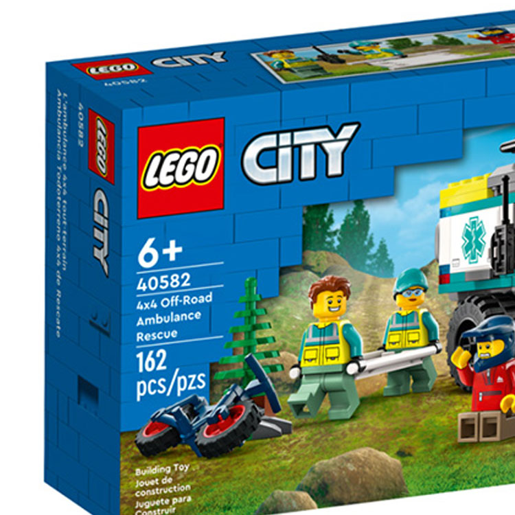 LEGO City 4x4 tez yordam mashinasi offrouder (40582)