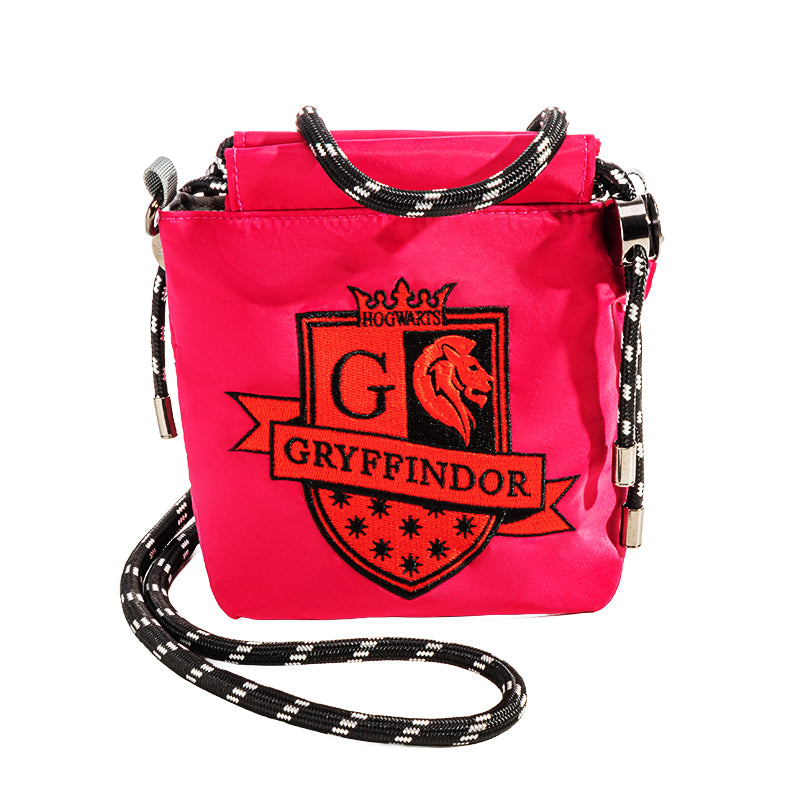 Pinkypinky pinky pikopi harry potter drawstring pocket magic college style polyester single shoulder crossbody bag men's and women's couple multicolour