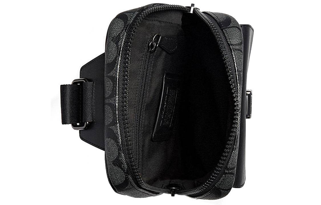 Сумка мужская Coach Track 18 Old Flower Canvas Leather - Boxette Shop