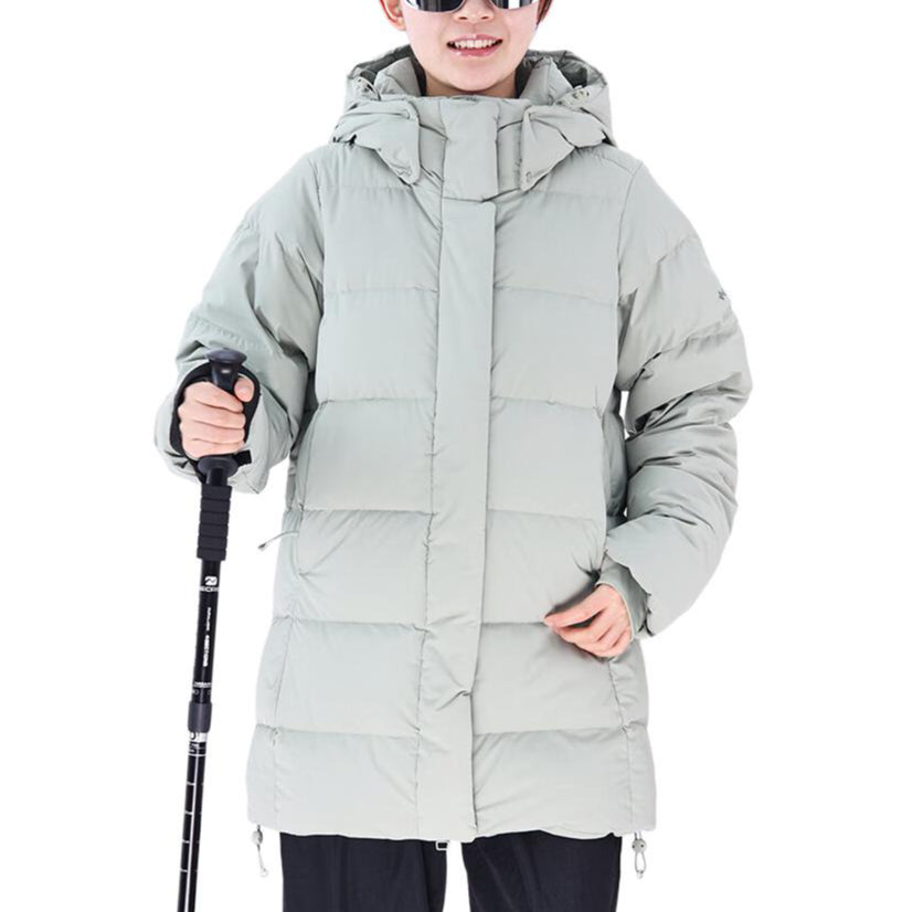 Columbia columbia fw25 водоотталкивающий 650 пушистый утиный пух средней длины теплый ветрозащитный дышащий открытый пуховик женский