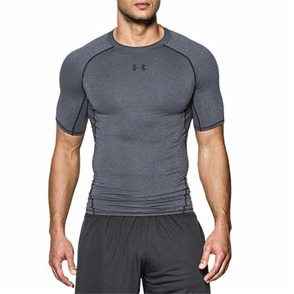 Under armour slim fit comfort athletic short sleeve workout shirt men's