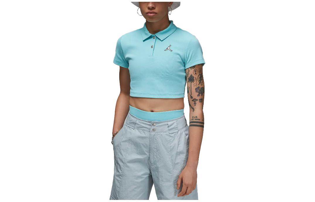 Футболка женская Jordan solid brand ribbed - Boxette Shop