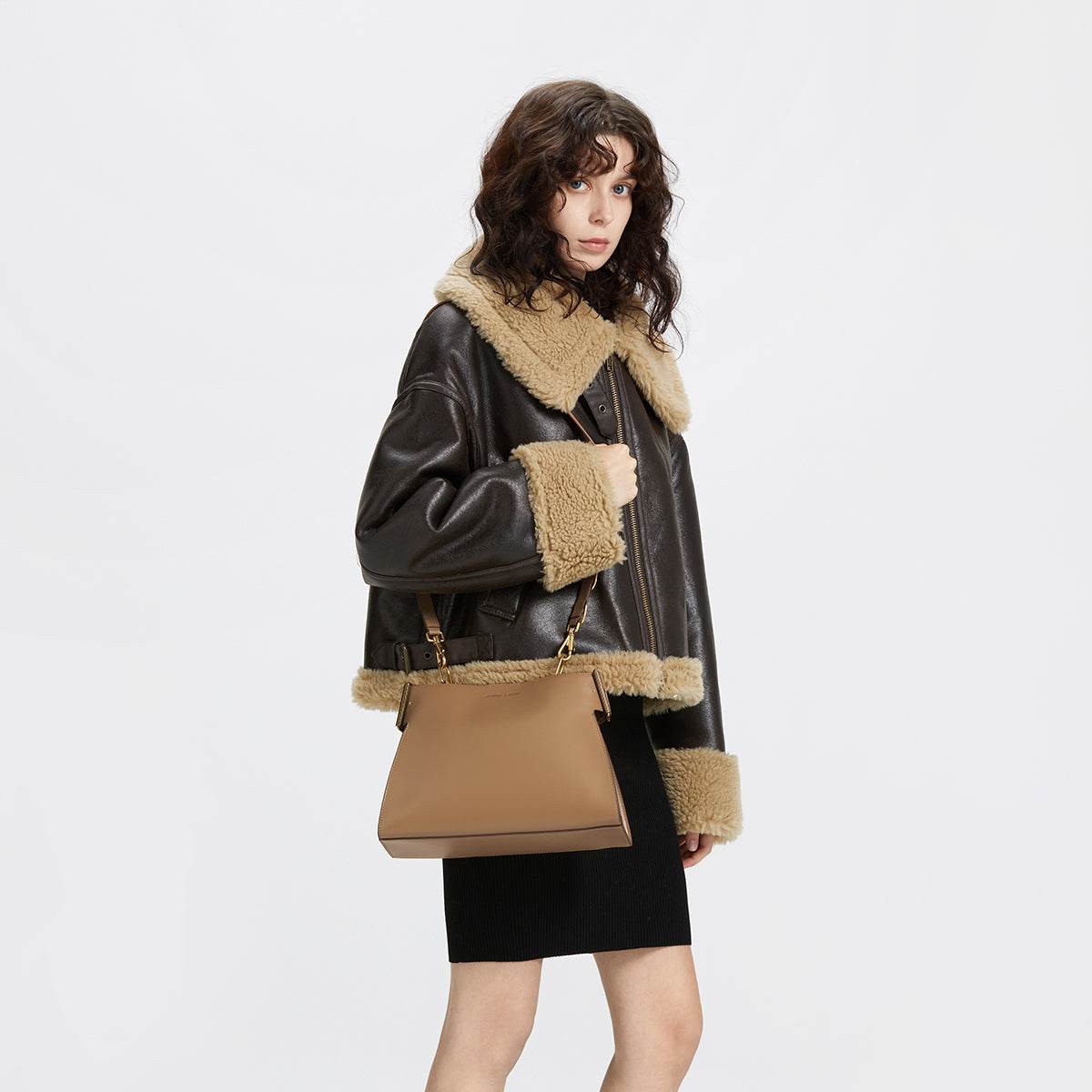 Сумка женская Charles&Keith Commuter Noir - Boxette Shop