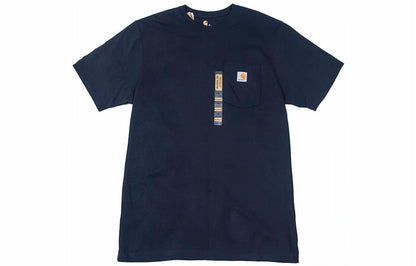 Carhartt cho'ntak logotipi og'ir vaznli futbolka